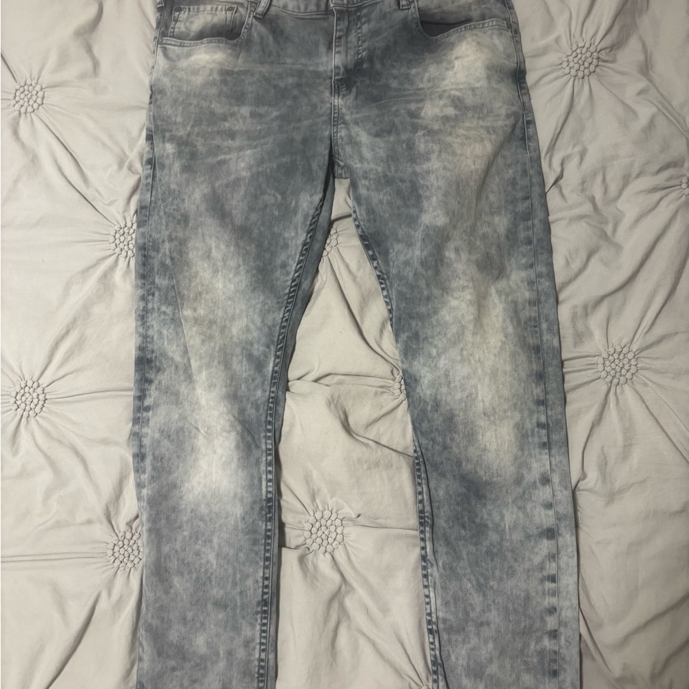 36x32 Scotch & Soda Amsterdam Blauw “Harpoon” Men's Washed Gray Skim Jeans